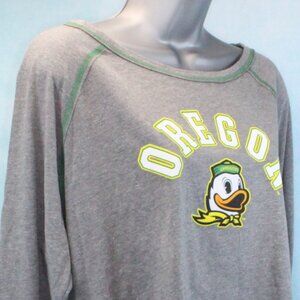 Oregon Ducks Long Sleeve Scoop Neck Crop Top Women's